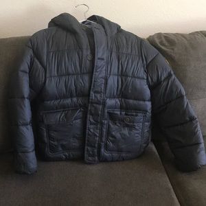 Navy blue boys winter jacket